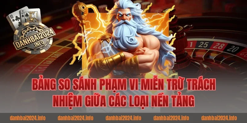 Bảng So Sánh Phạm Vi Miễn Trừ Trách Nhiệm Giữa Các Loại Nền Tảng